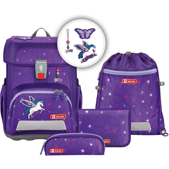 Step by Step Cloud school bag set 5pcs. purple