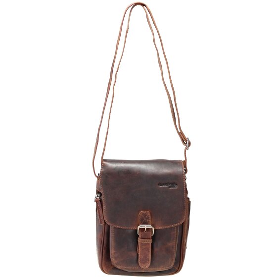 Greenland Nature Montana shoulder bag leather 19 cm brown