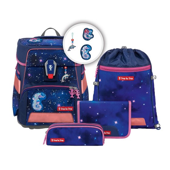 Step by Step Space Reflect school bag set 5 pieces purple