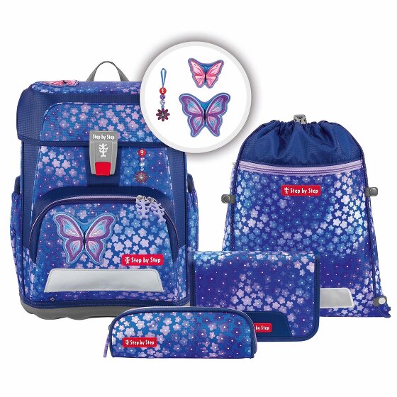 Step by Step Cloud school bag set 5 pcs. purple