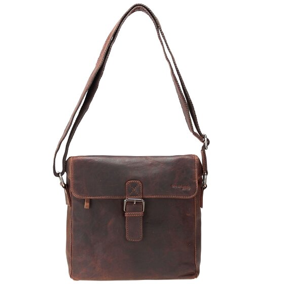 Greenland Nature Montana shoulder bag leather 26 cm brown