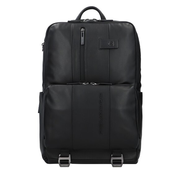 Piquadro Urban Air Business backpack Leather 44 cm Laptop compartment black Bags