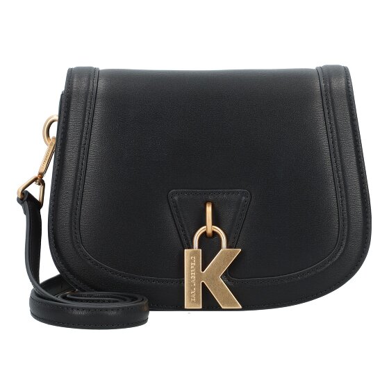 Karl Lagerfeld Lock Shoulder bag Leather 21 cm black