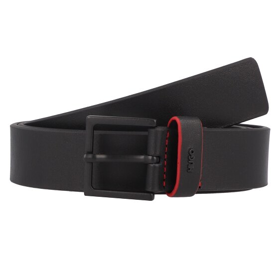 Hugo Giove belt leather grey 95 cm