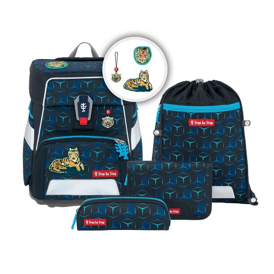 Step by Step Space Shine School bag set 5-piece blue