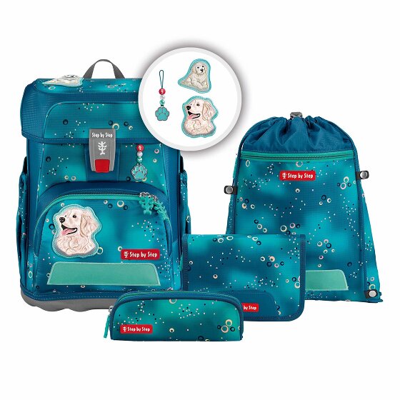 Step by Step Cloud School bag set 5-piece turquoise