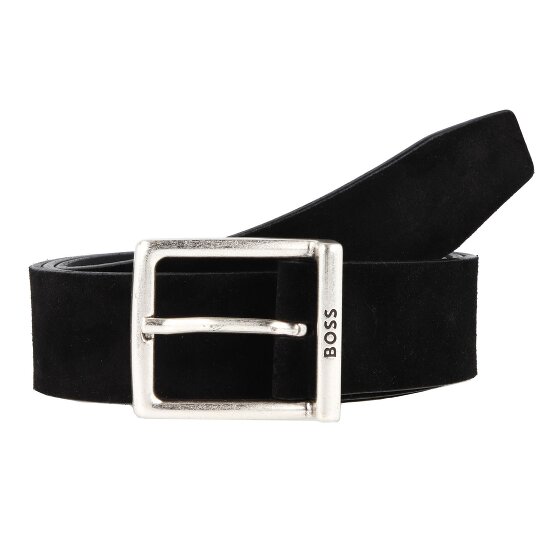 Boss Rudy belt leather black 90 cm