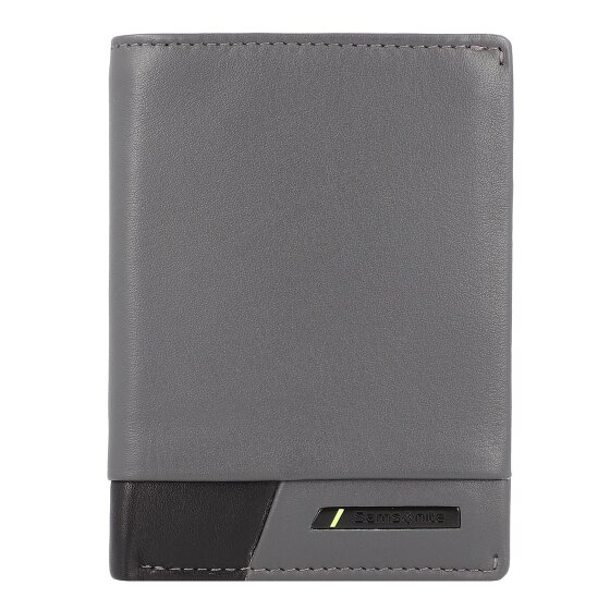 Samsonite PRO-DLX 6 SLG Credit card case RFID protection Leather 8 cm grey