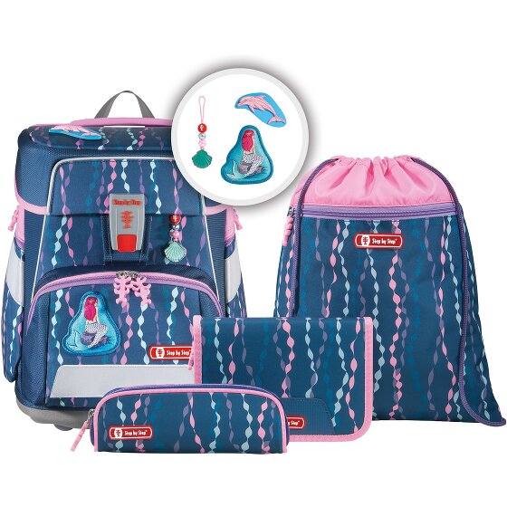 Step by Step Space school bag set 5pcs. blue