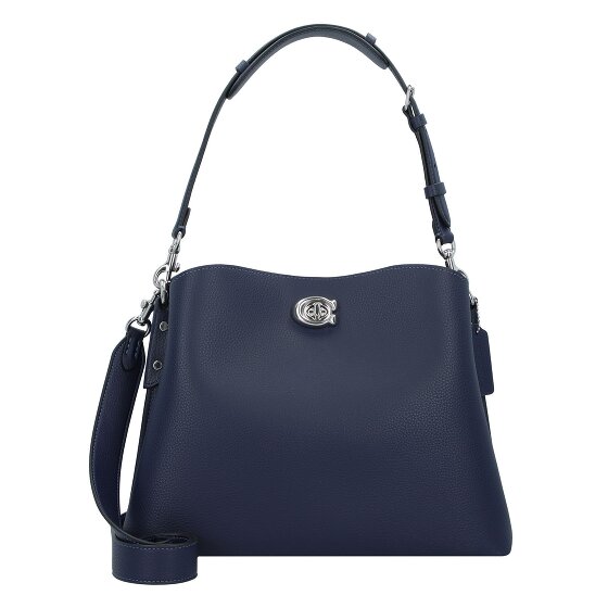 Coach Willow Shoulder Bag Leather 32 cm blue