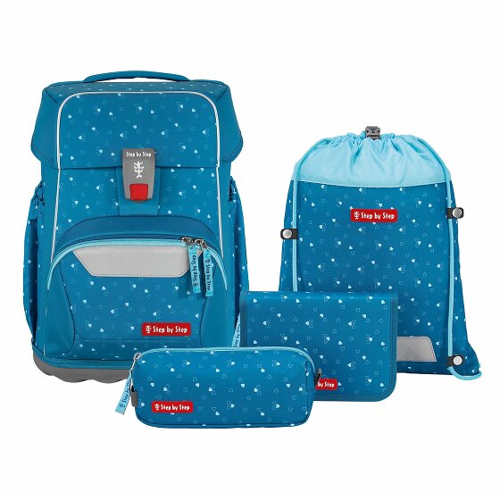 Step by Step Basis School bag set 4-piece turquoise