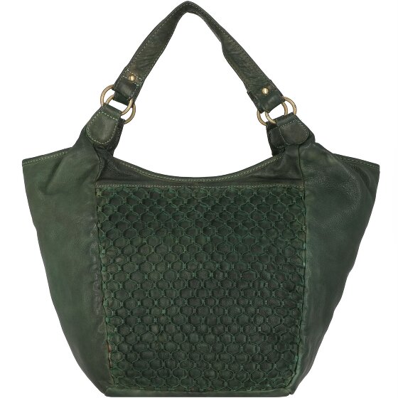 Greenland Nature Femi & Nine shoulder bag leather 38 cm green