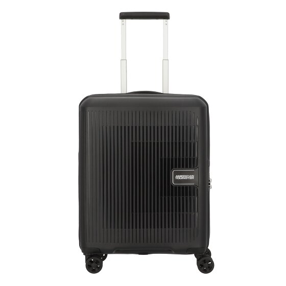 American Tourister AeroStep 4 wheels Cabin trolley 55 cm with expansion pleat black