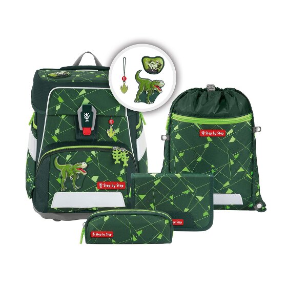 Step by Step Space Shine School bag set 5-piece green