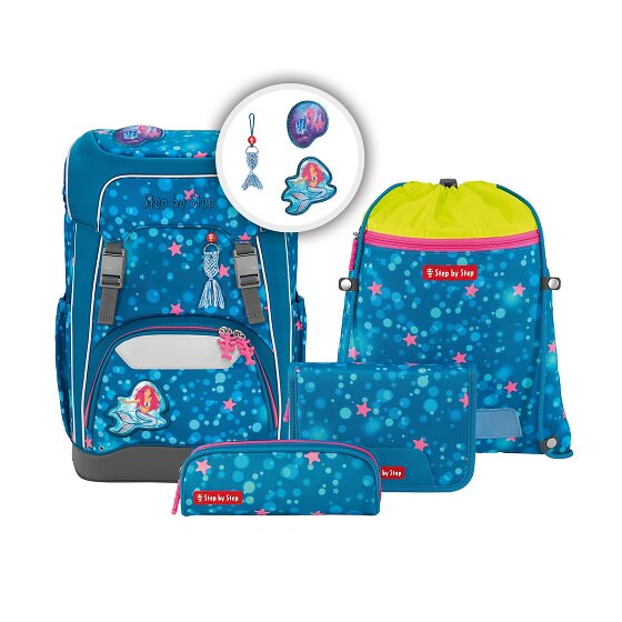 Step by Step Giant school bag set 5 pieces petrol