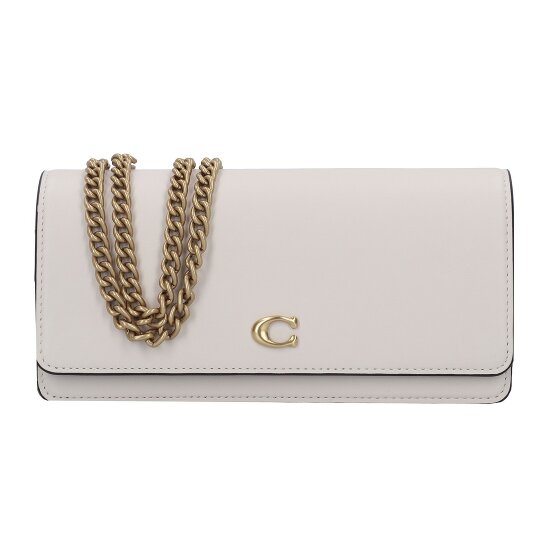 Coach Essentials Clutch bag Leather 21 cm beige