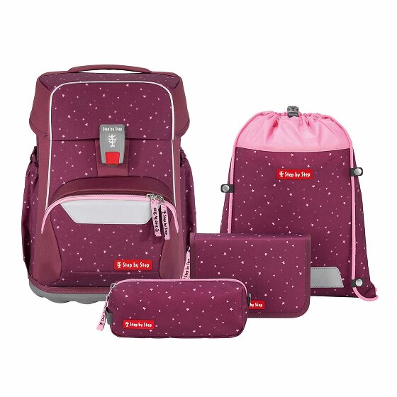 Step by Step Basis School bag set 4-piece pink