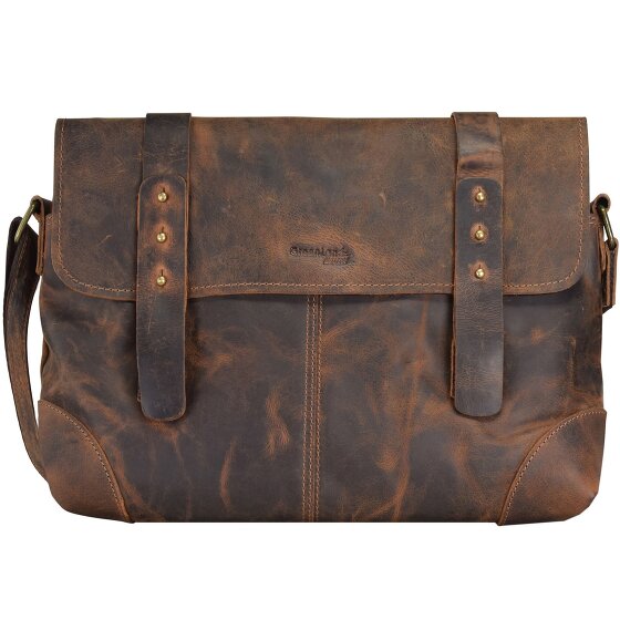 Greenland Nature Classic shoulder bag leather 36 cm brown