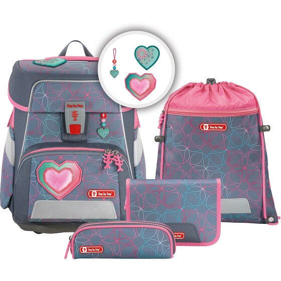 Step by Step Space school bag set 5pcs. multicoloured