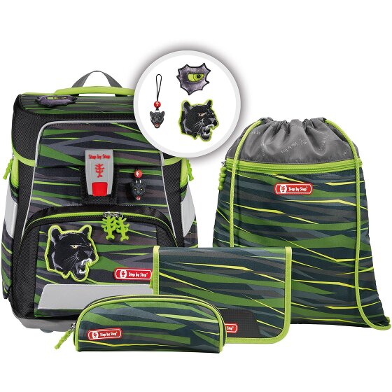 Step by Step Space school bag set 5pcs. olive