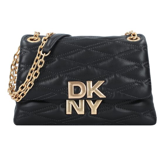 DKNY Minna Shoulder Bag Leather 22 cm black