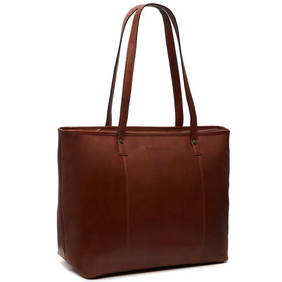 The Chesterfield Brand Salo Shopper Bag Leather 39 cm Laptop compartment brown