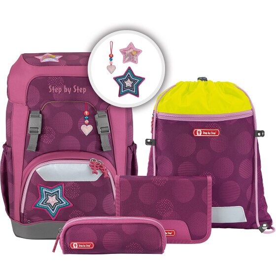 Step by Step Giant school bag set 5pcs. purple