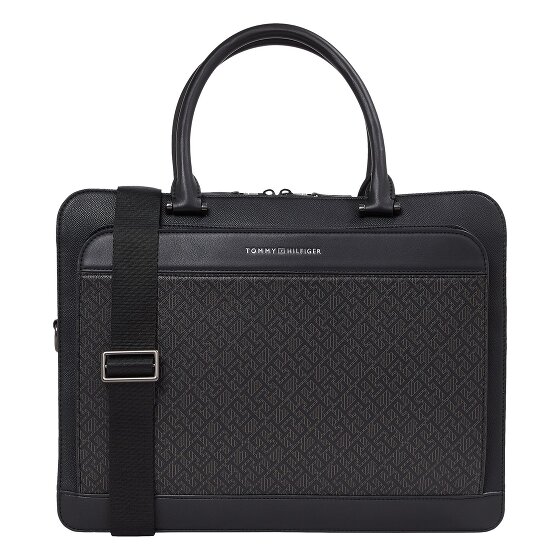 Tommy Hilfiger TH Monogram Laptop bag 38 cm black