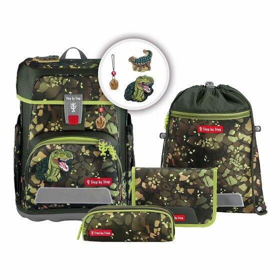 Step by Step Cloud School bag set 5-piece green