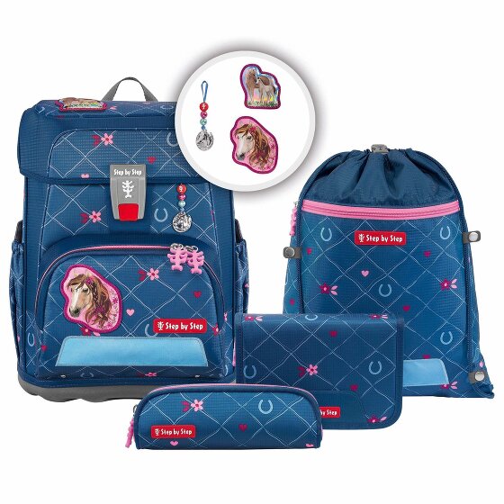 Step by Step Cloud school bag set 5 pcs. pink