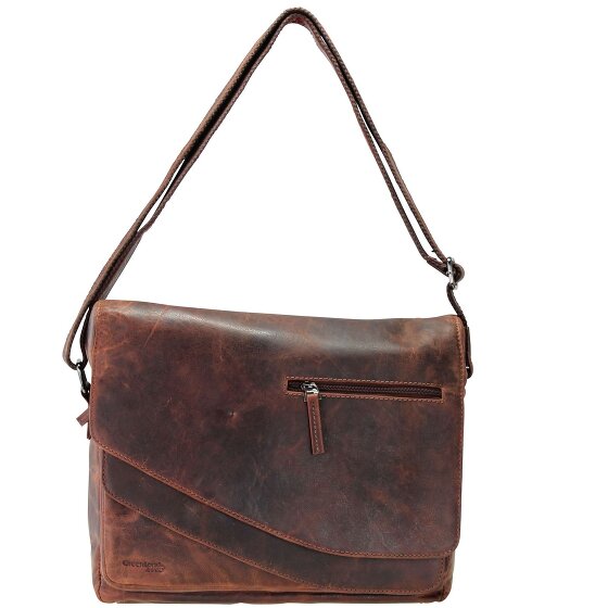 Greenland Nature Montana shoulder bag I leather 35 cm brown