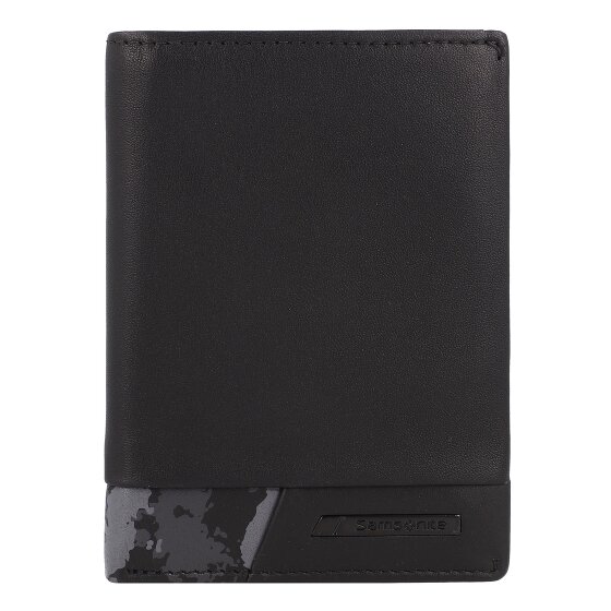 Samsonite PRO-DLX 6 SLG Credit card case RFID protection Leather 8 cm black,grey