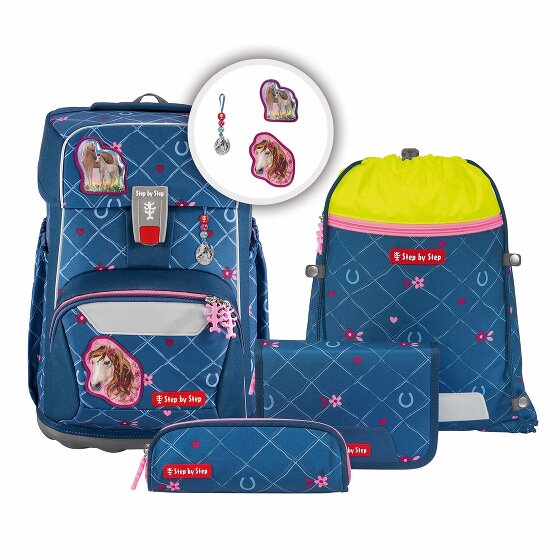 Step by Step Giant School bag set 5-piece blue