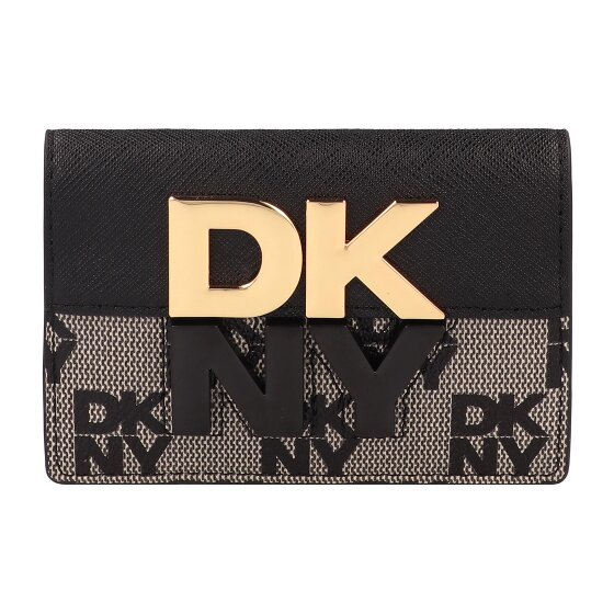 DKNY Echo Credit card case Leather 11 cm black