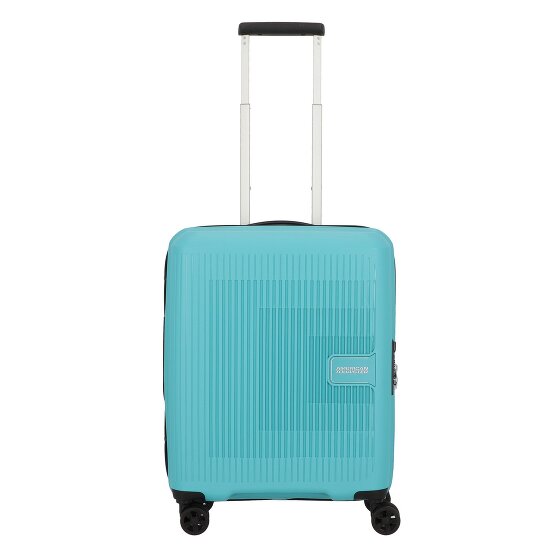 American Tourister AeroStep 4 wheels Cabin trolley 55 cm with expansion pleat turquoise