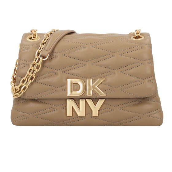 DKNY Minna Shoulder Bag Leather 22 cm brown