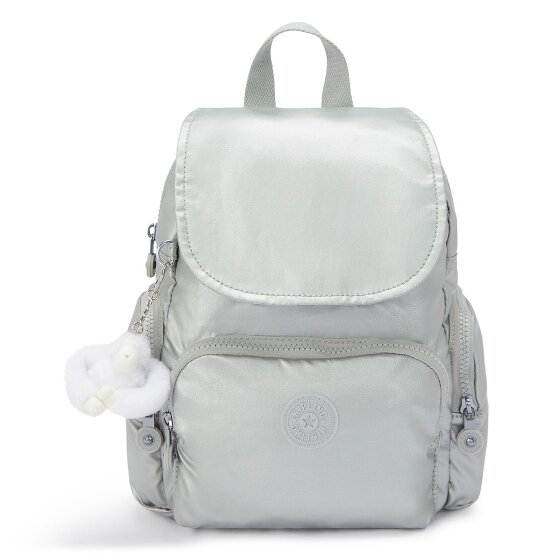 Kipling City Zip Mini City Backpack 29 cm silver coloured