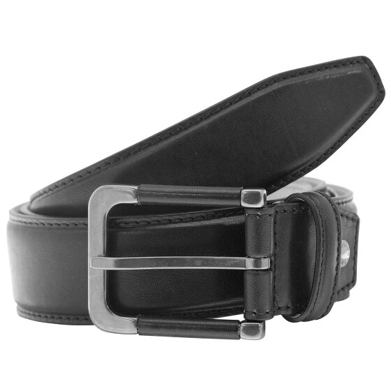 The Bridge Story Uomo Belt II Leather black individually shortenable