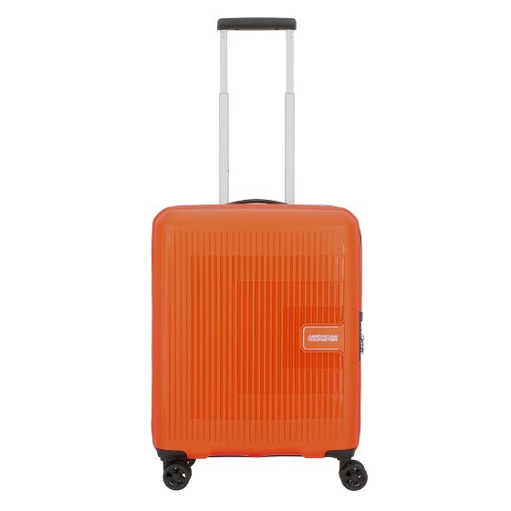 American Tourister AeroStep 4 wheels Cabin trolley 55 cm with expansion pleat orange