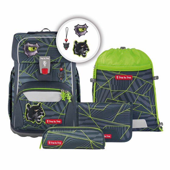 Step by Step Giant School bag set 5-piece grey