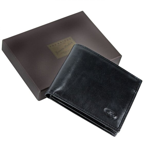 The Bridge Story Uomo wallet I leather 12 cm black