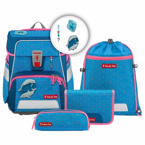 Step by Step Space school bag set 5pcs. blue