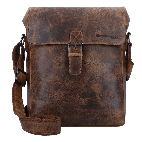 Greenland Nature Montana shoulder bag leather 26 cm brown