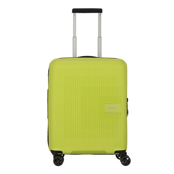 American Tourister AeroStep 4 wheels Cabin trolley 55 cm with expansion pleat green