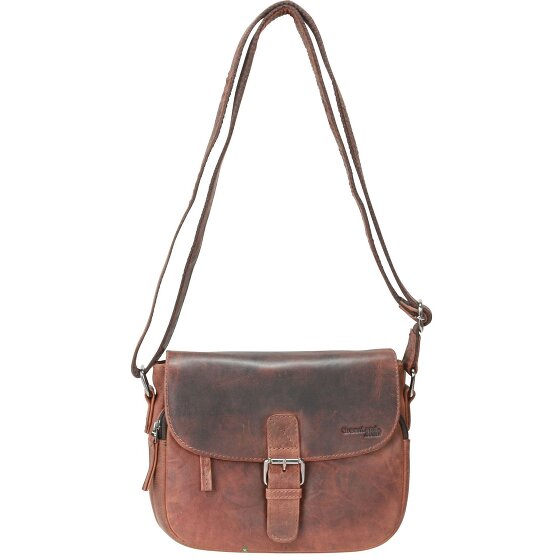 Greenland Nature Montana shoulder bag leather 25 cm brown