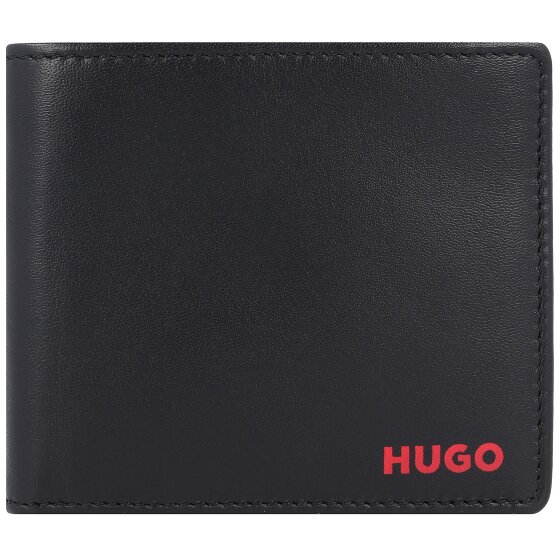 Hugo Subway wallet leather 12 cm black