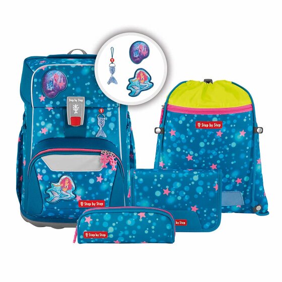 Step by Step Giant School bag set 5-piece blue