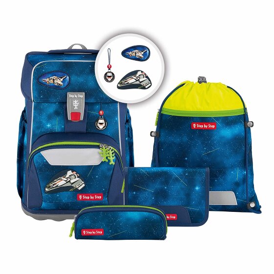 Step by Step Giant School bag set 5-piece blue